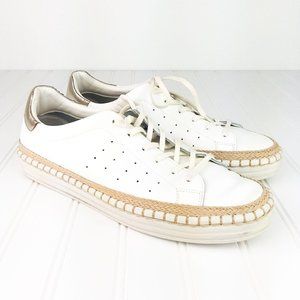 Sam Edelman Kavi Woven Trim Leather Sneakers